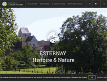 Tablet Screenshot of esternay-tourisme.fr